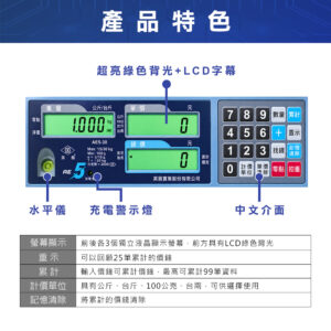 Alternative view of AE-5計價秤
