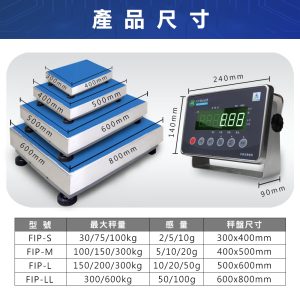 Alternative view of FIP不鏽鋼計重電子台秤