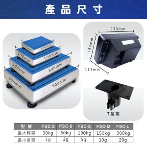 Alternative view of FSC計數電子台秤