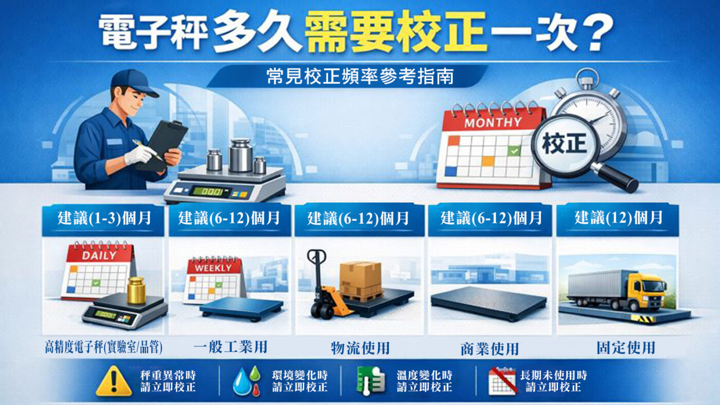 電子秤多久校正