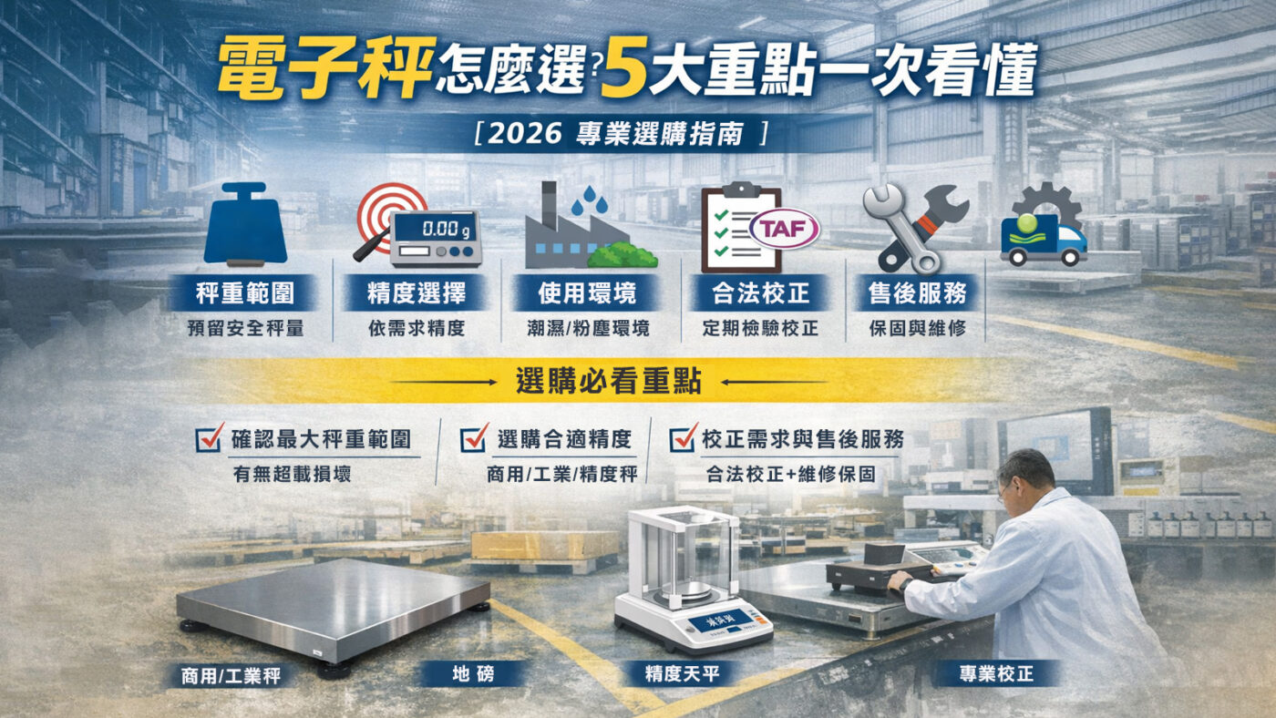 電子秤怎麼選 5大重點一次看懂