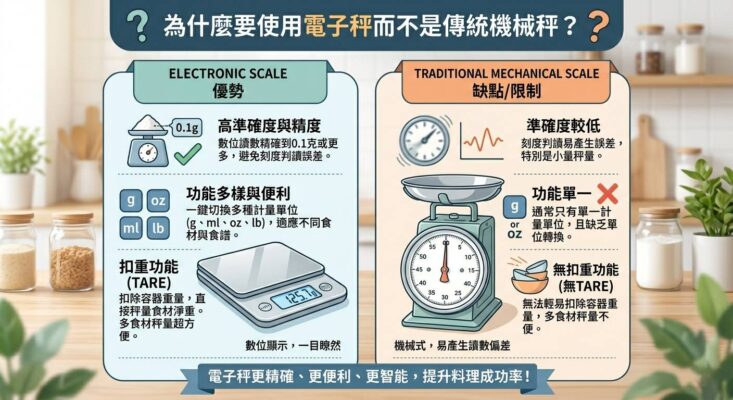 為什麼要使用電子秤而不是傳統機械秤